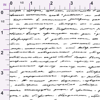 Antique Script Pattern 17 Minky Fabric