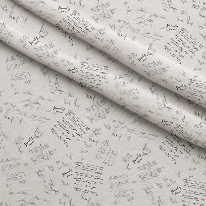 Antique Script Pattern 3 Minky Fabric