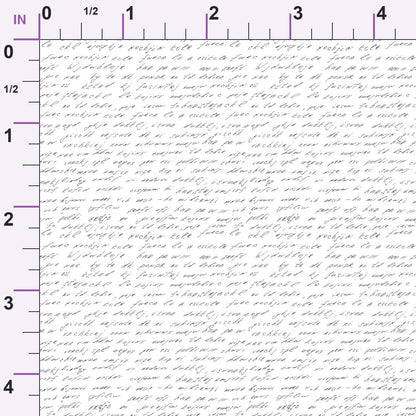 Antique Script Pattern 6 Minky Fabric