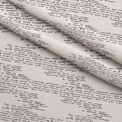 Antique Script Pattern 7 Minky Fabric