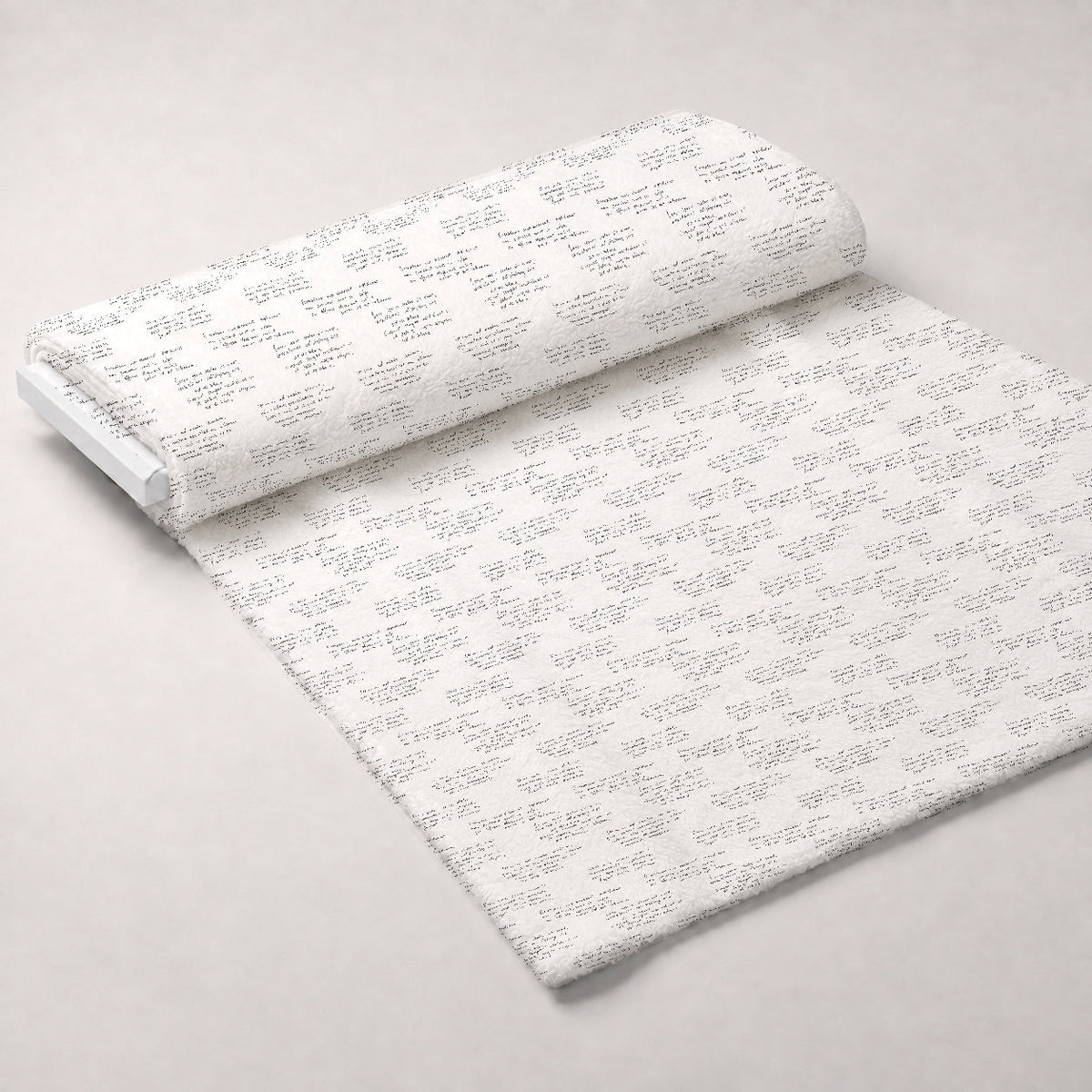 Antique Script Pattern 8 Minky Fabric