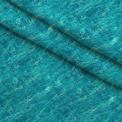 Aqua Currents Pattern 10 Minky Fabric