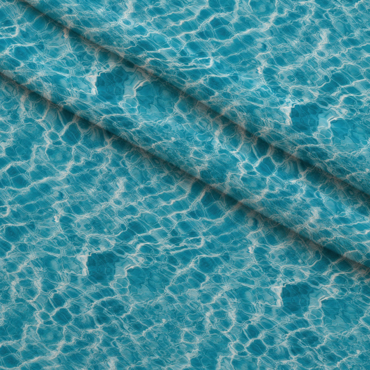 Aqua Currents Pattern 12 Minky Fabric