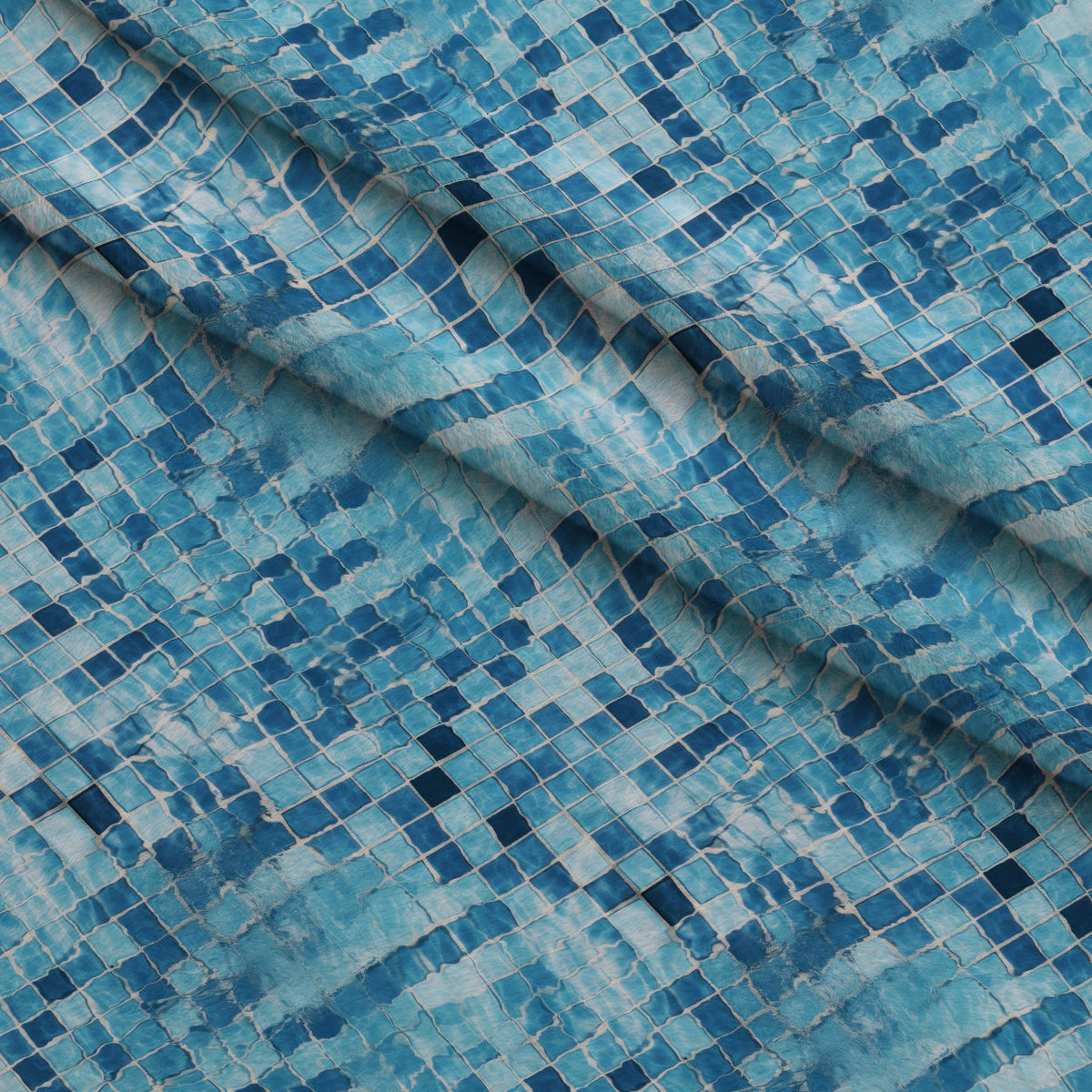 Aqua Currents Pattern 3 Minky Fabric