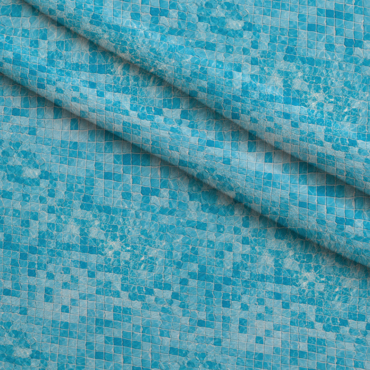 Aqua Currents Pattern 4 Minky Fabric