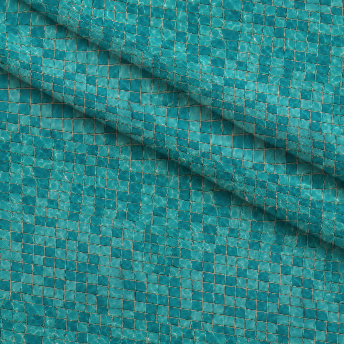 Aqua Currents Pattern 5 Minky Fabric