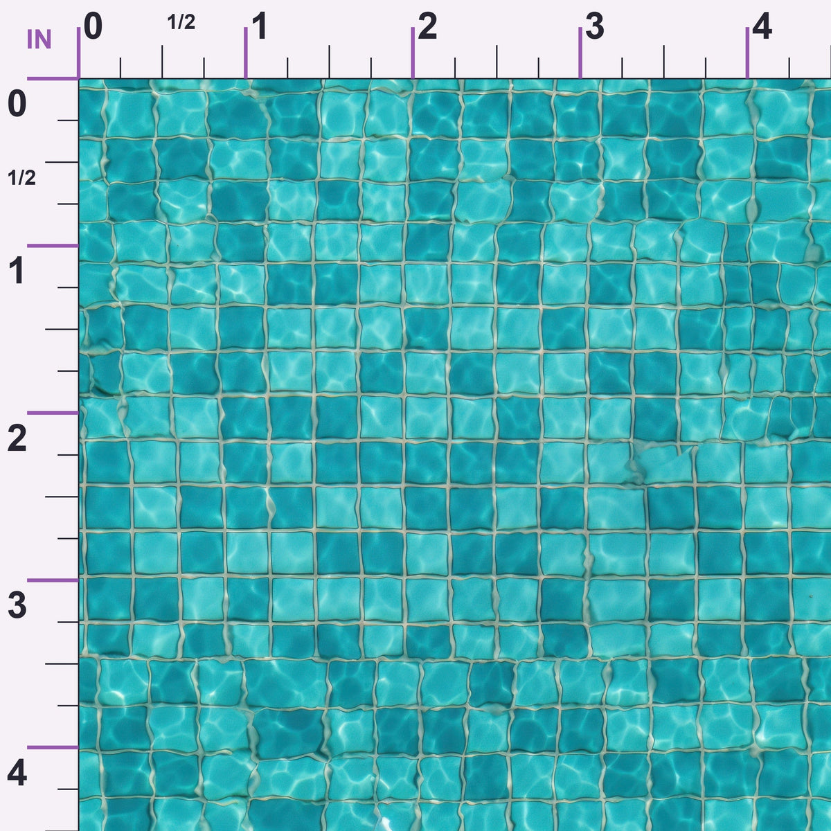 Aqua Currents Pattern 5 Minky Fabric