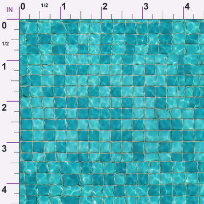 Aqua Currents Pattern 5 Minky Fabric