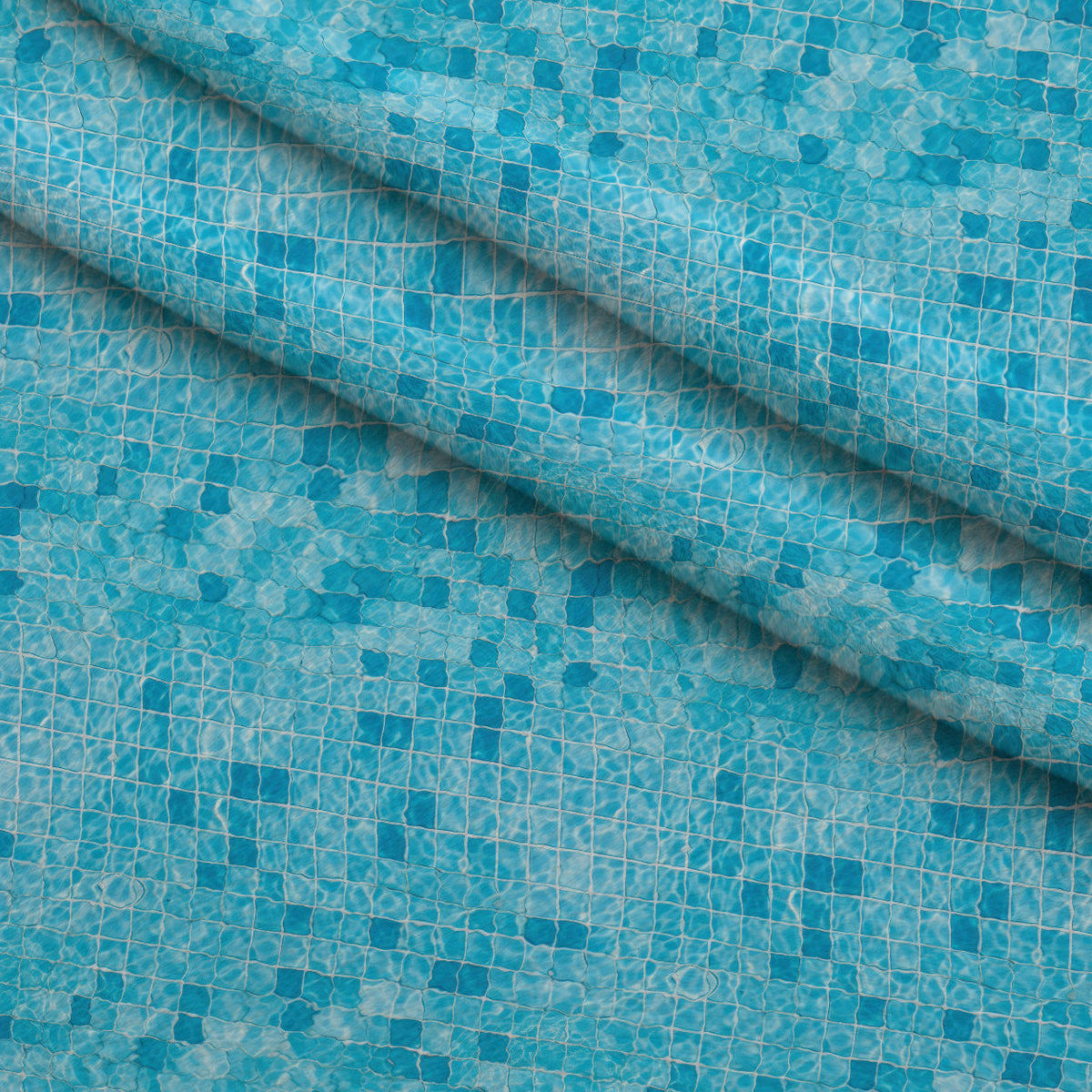 Aqua Currents Pattern 6 Minky Fabric