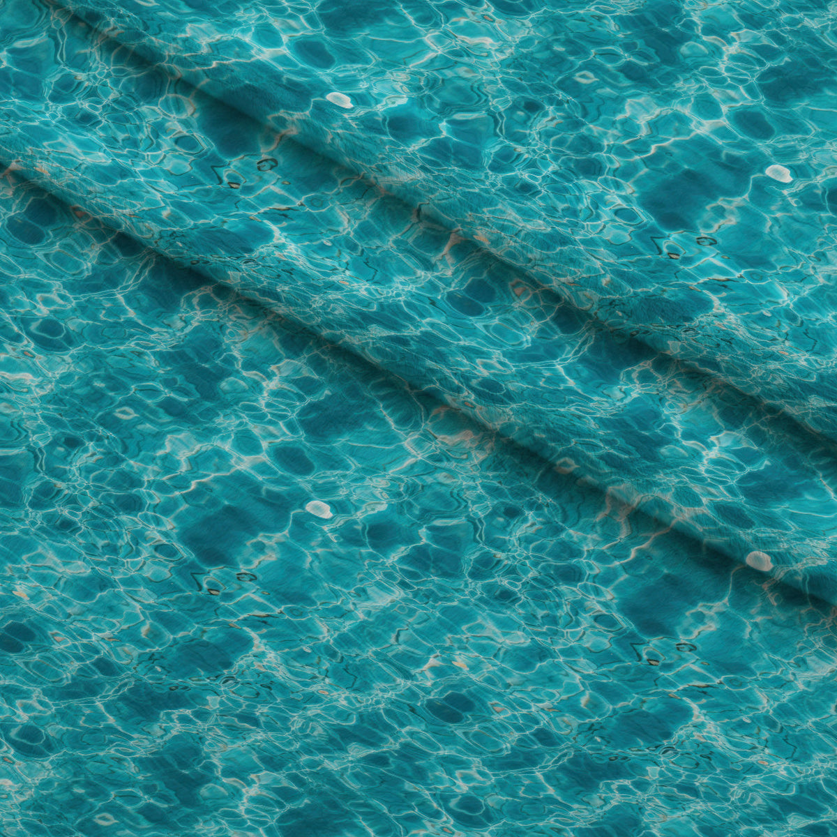 Aqua Currents Pattern 7 Minky Fabric