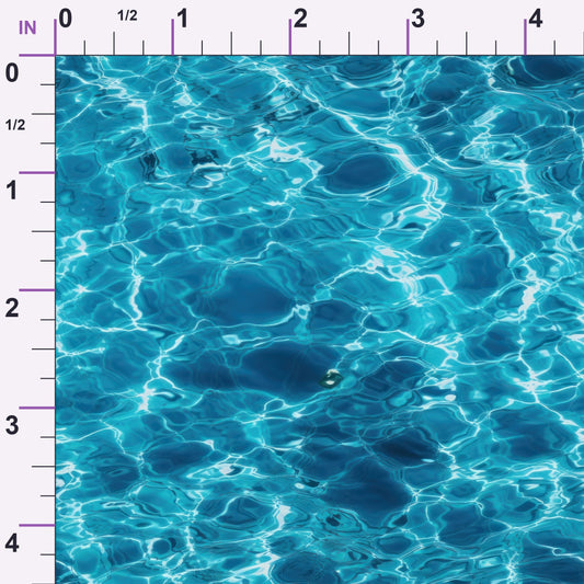 Aqua Currents Pattern 8 Minky Fabric