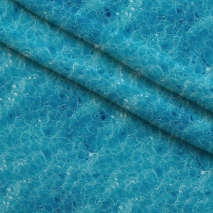 Aqua Currents Pattern 9 Minky Fabric