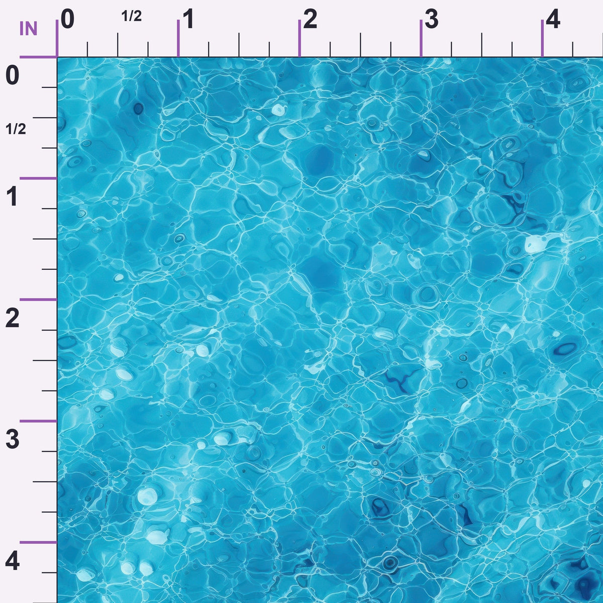 Aqua Currents Pattern 9 Minky Fabric