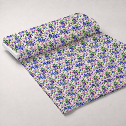 Art Nouveau Morning Glories Pattern 2 Minky Fabric