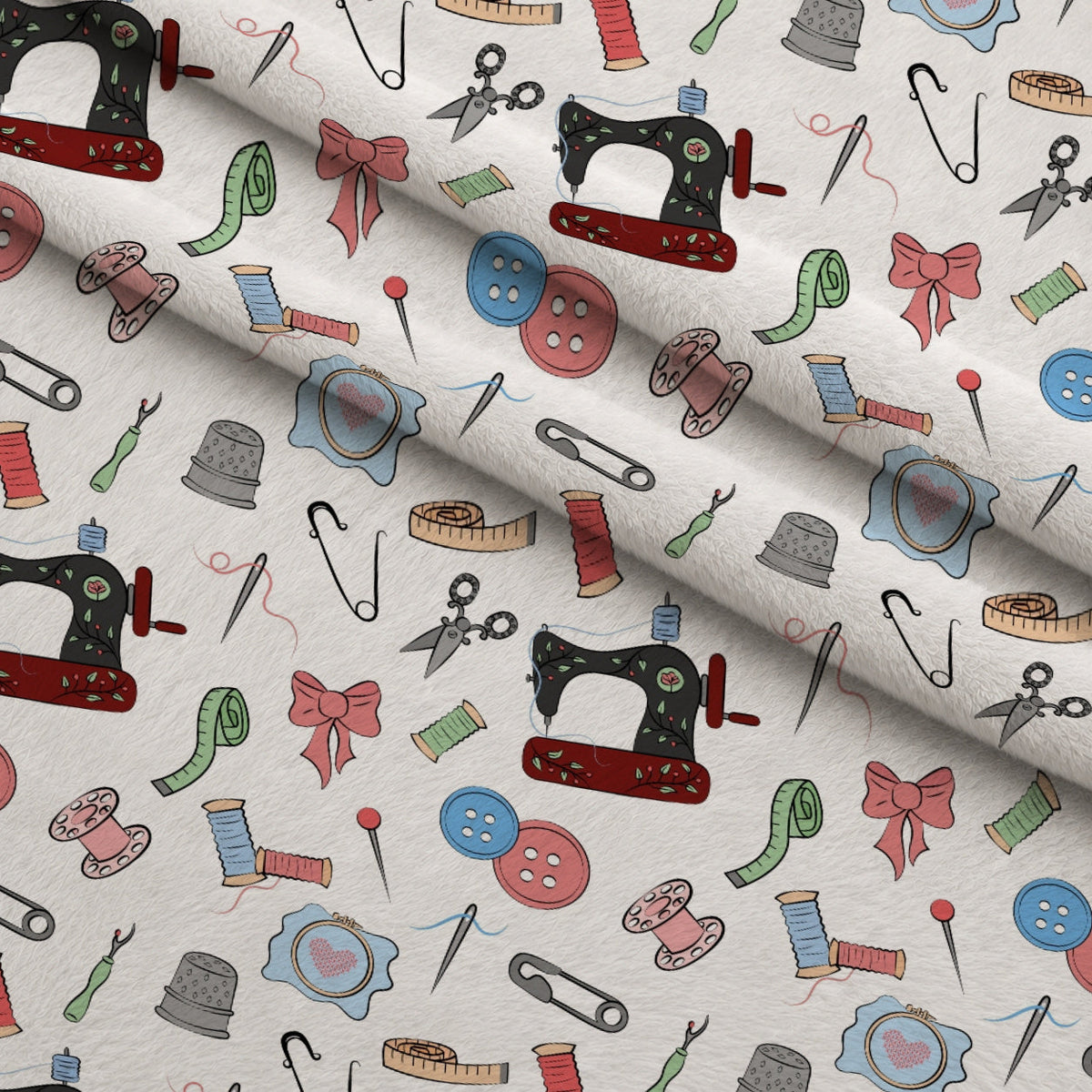 Assorted Sewing Pattern 2 Minky Fabric