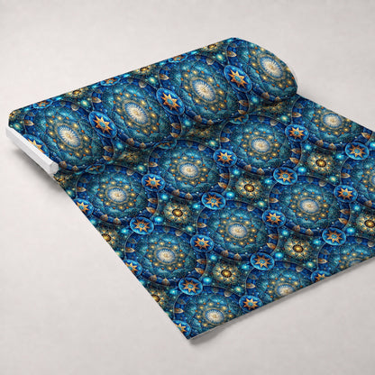 Astral Mandala Pattern 10 Minky Fabric