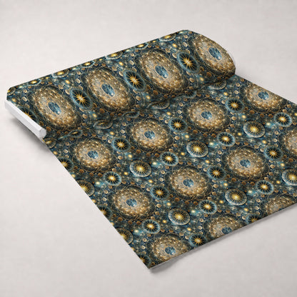 Astral Mandala Pattern 4 Minky Fabric