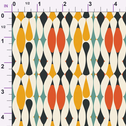 Atomic Diamonds Pattern 10 Minky Fabric