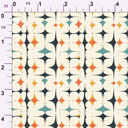 Atomic Diamonds Pattern 11 Minky Fabric