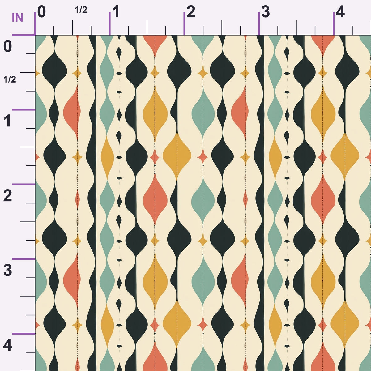 Atomic Diamonds Pattern 12 Minky Fabric