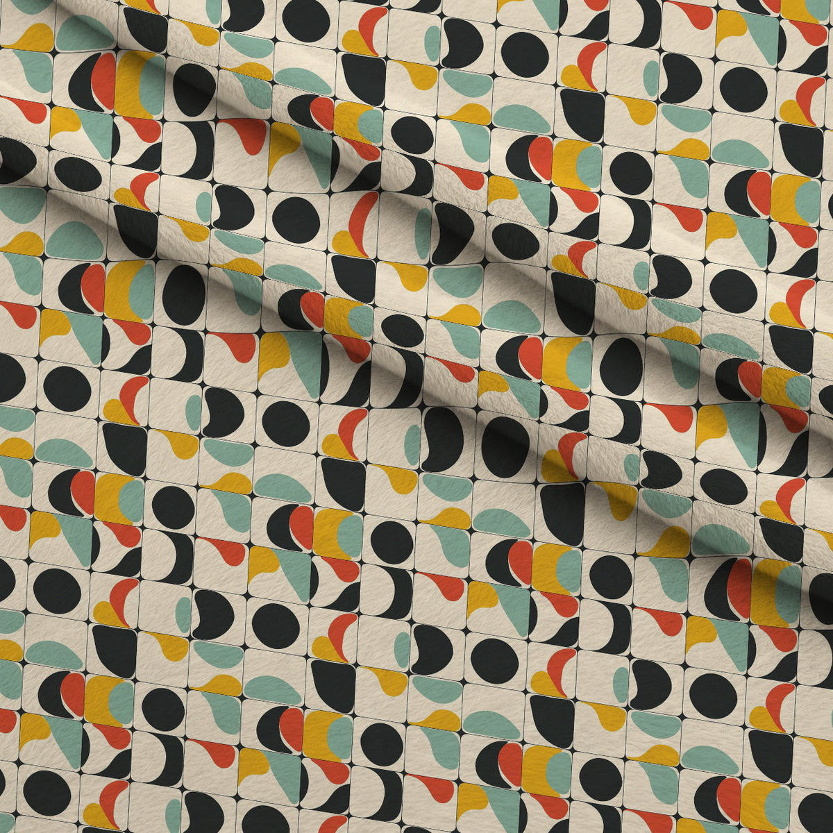 Atomic Diamonds Pattern 2 Minky Fabric
