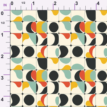 Atomic Diamonds Pattern 2 Minky Fabric