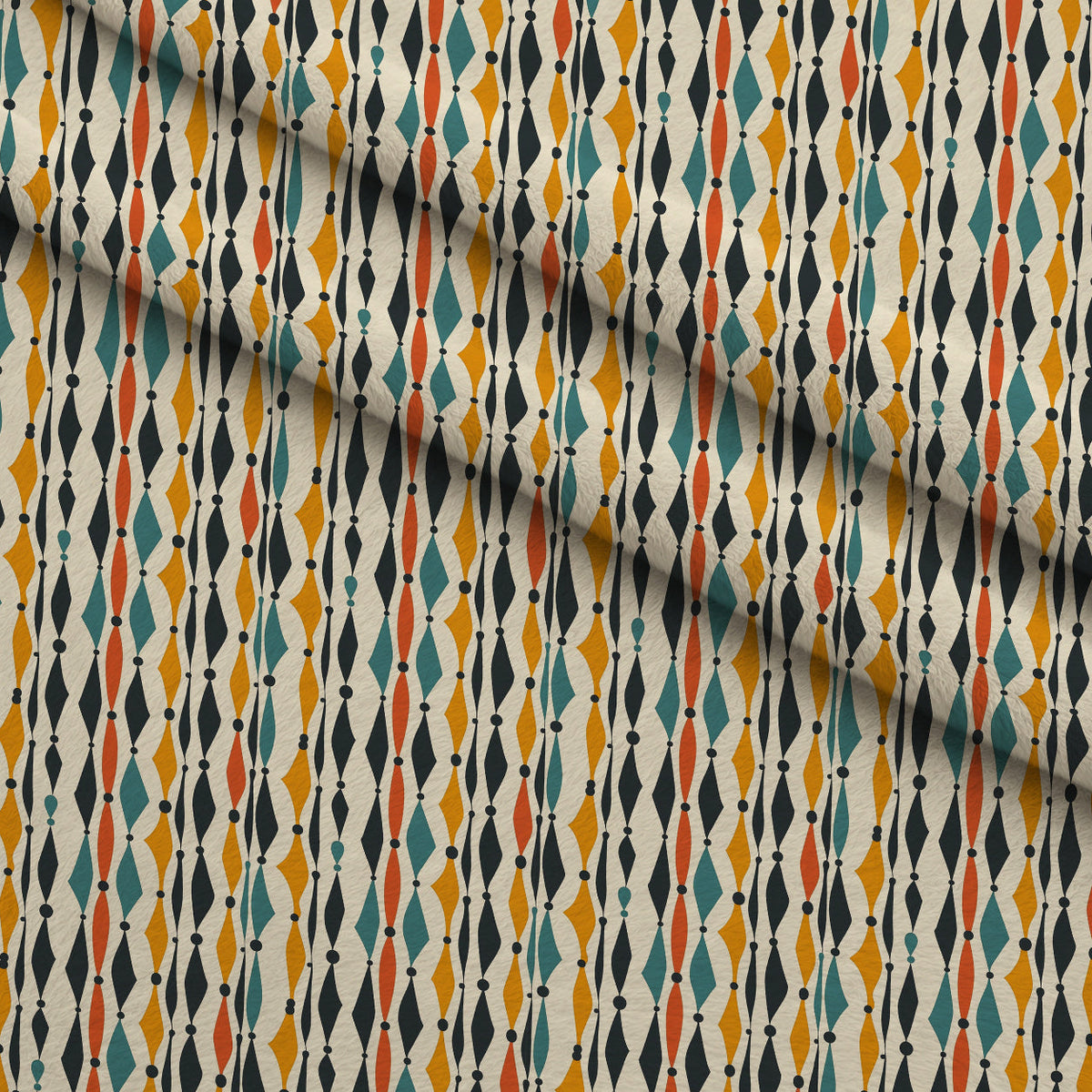 Atomic Diamonds Pattern 3 Minky Fabric