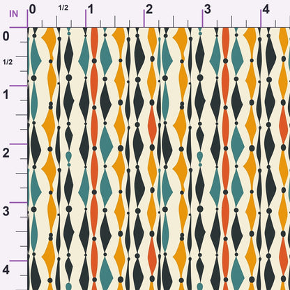 Atomic Diamonds Pattern 3 Minky Fabric