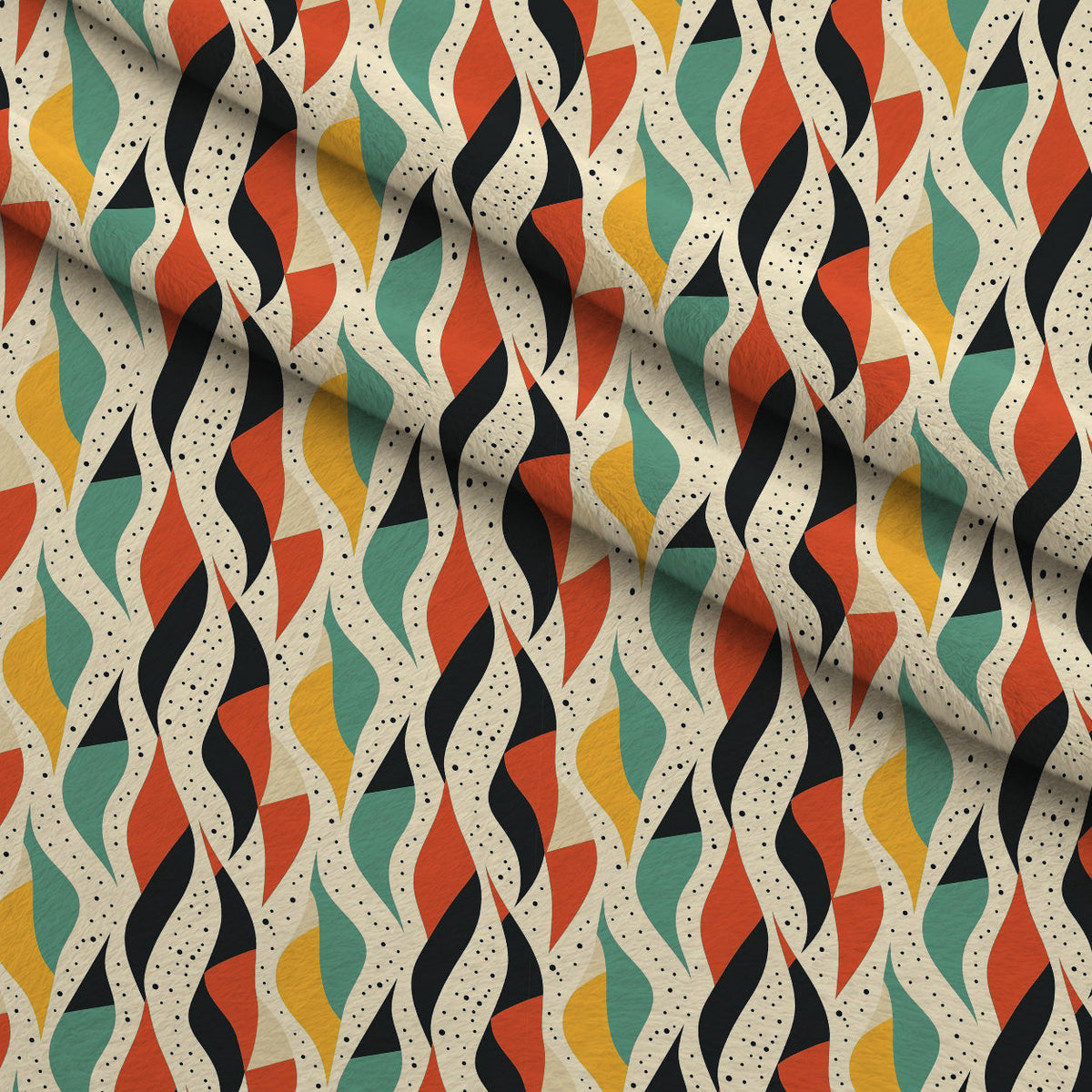 Atomic Diamonds Pattern 6 Minky Fabric