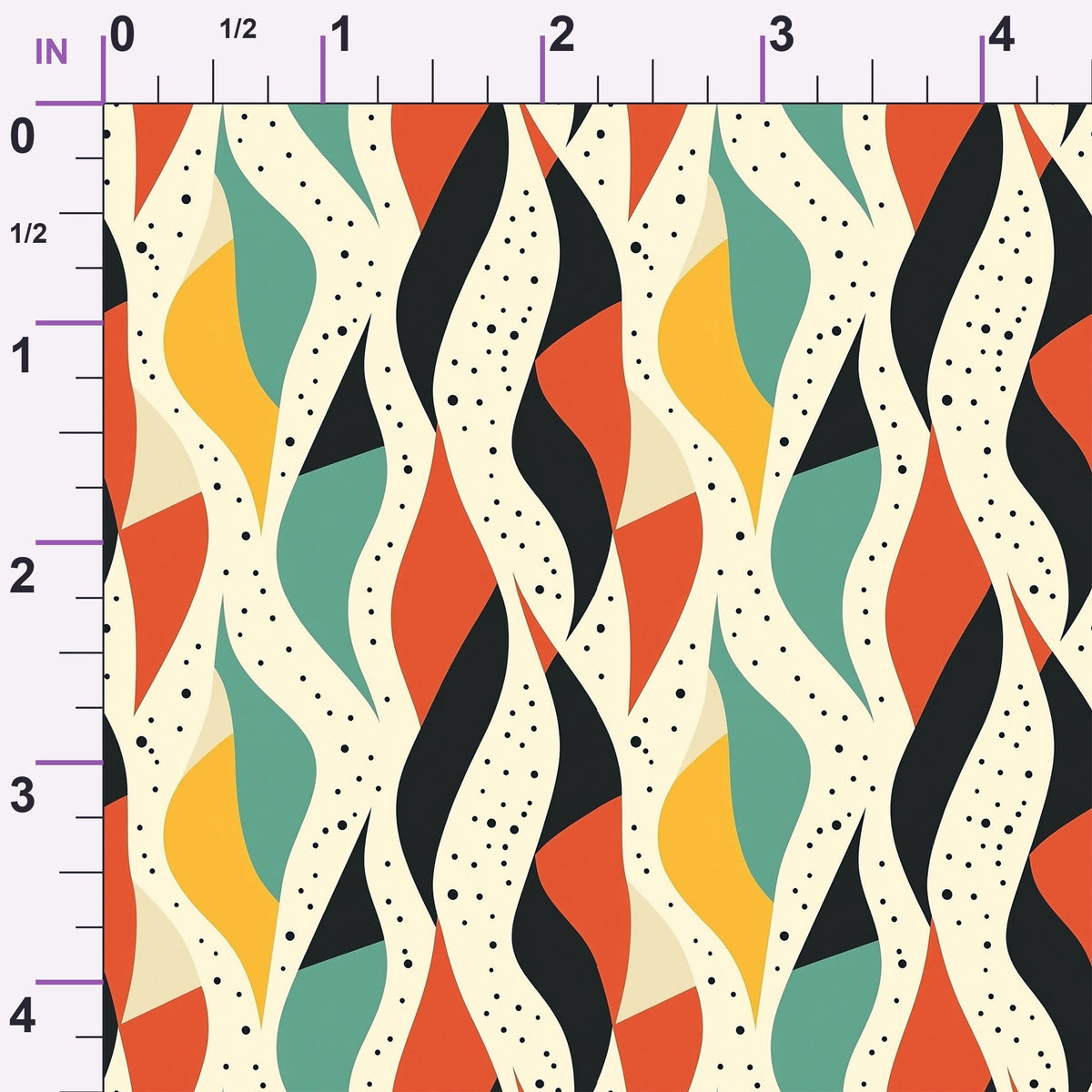 Atomic Diamonds Pattern 6 Minky Fabric