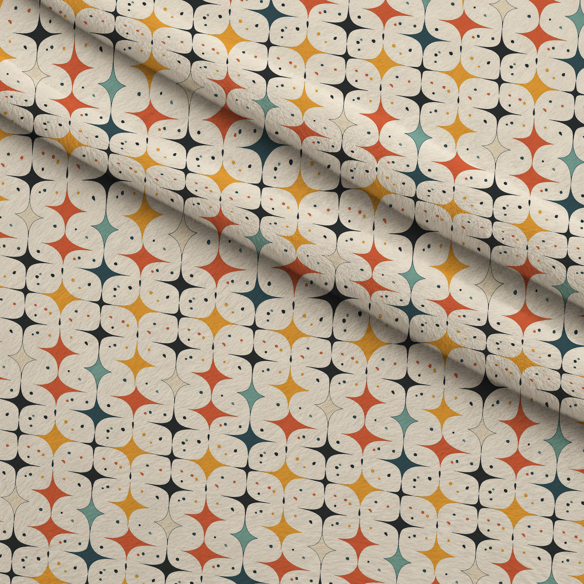 Atomic Diamonds Pattern 8 Minky Fabric
