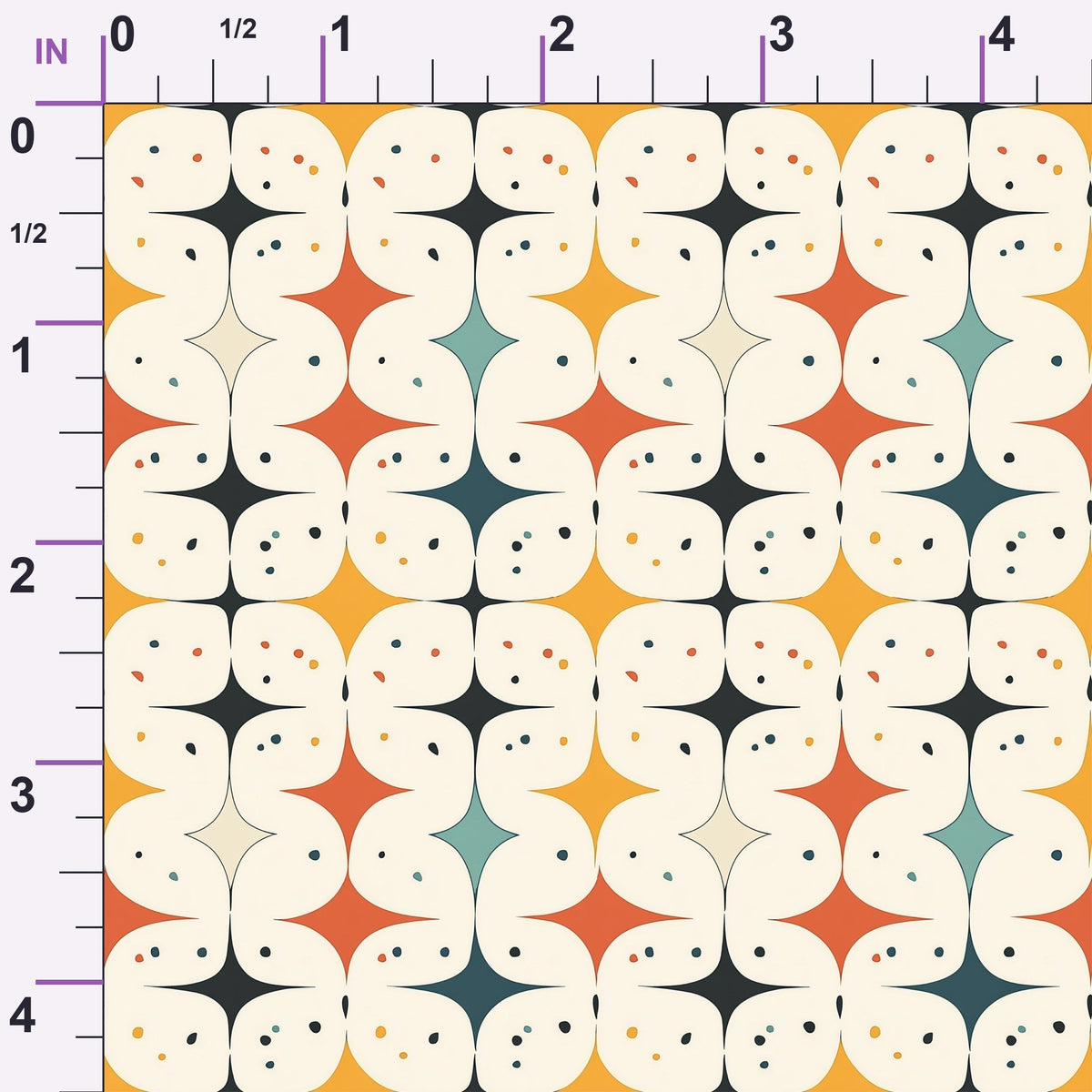 Atomic Diamonds Pattern 8 Minky Fabric