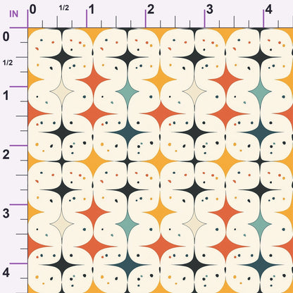 Atomic Diamonds Pattern 8 Minky Fabric