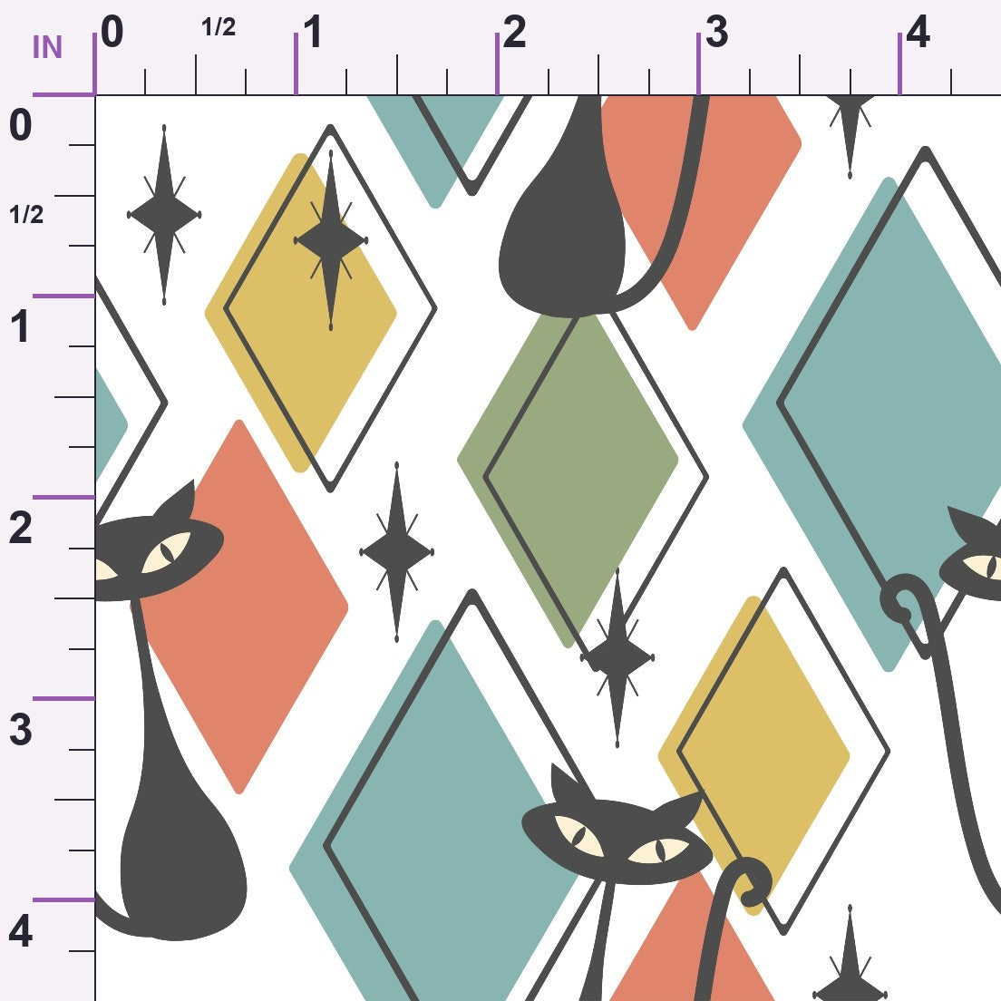 Atomic Lounge Pattern 19 Minky Fabric
