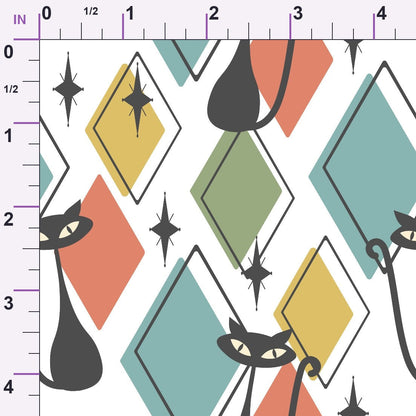 Atomic Lounge Pattern 19 Minky Fabric