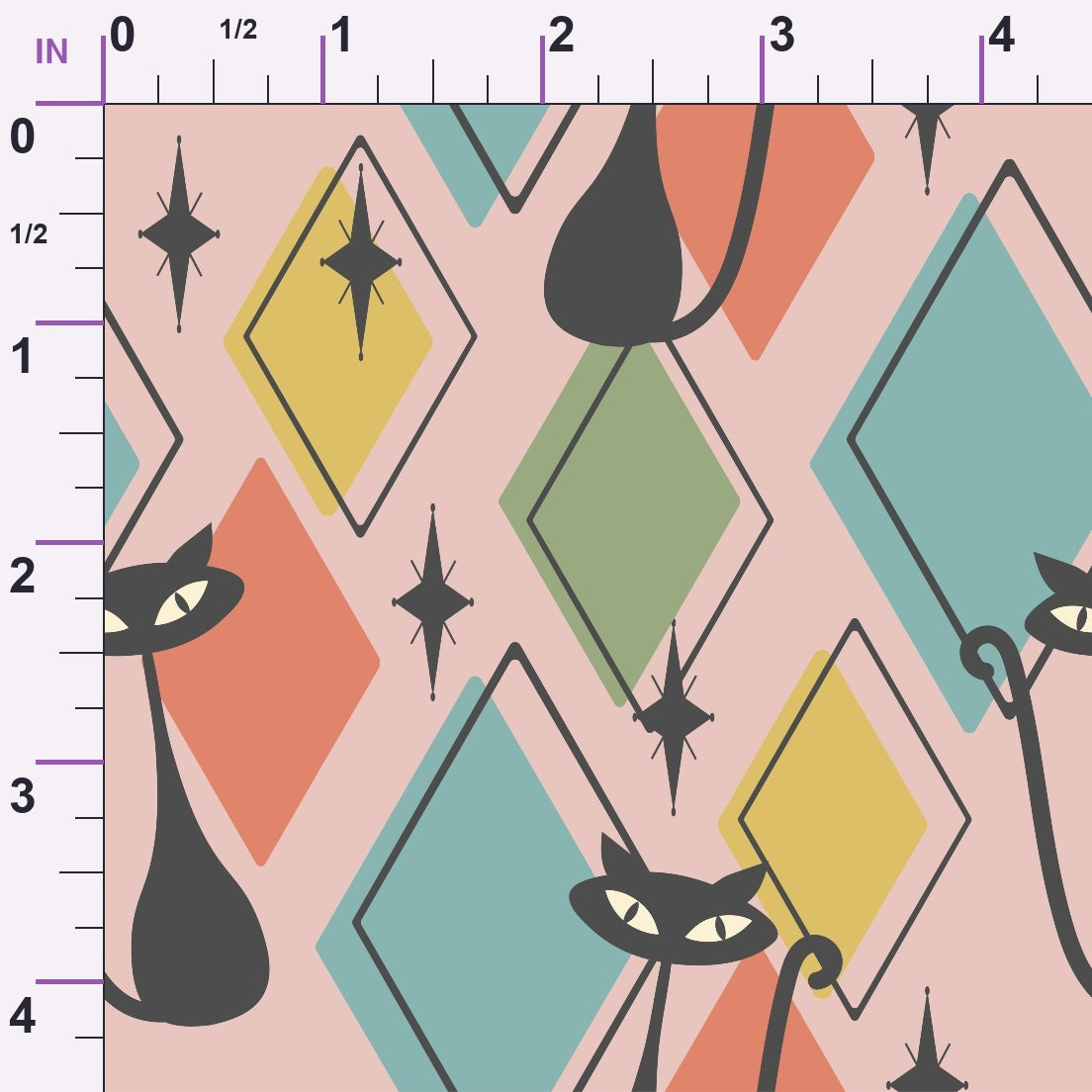 Atomic Lounge Pattern 29 Minky Fabric