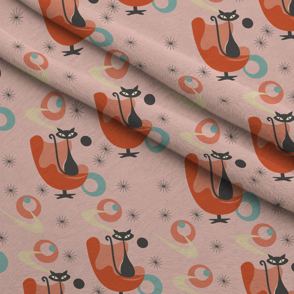 Atomic Lounge Pattern 34 Minky Fabric