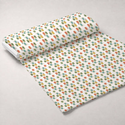 Atomic Lounge Pattern 48 Minky Fabric