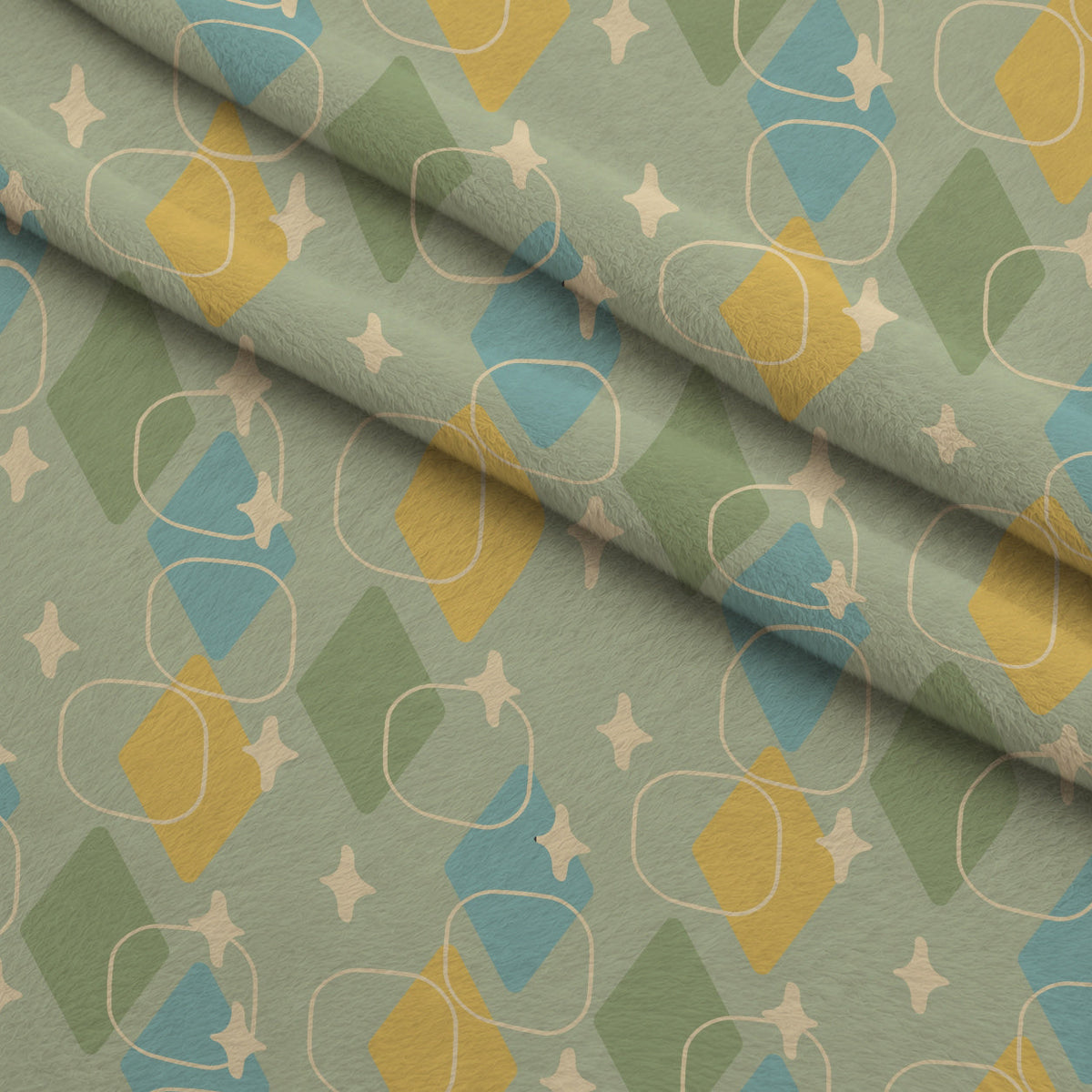 Atomic Lounge Pattern 51 Minky Fabric
