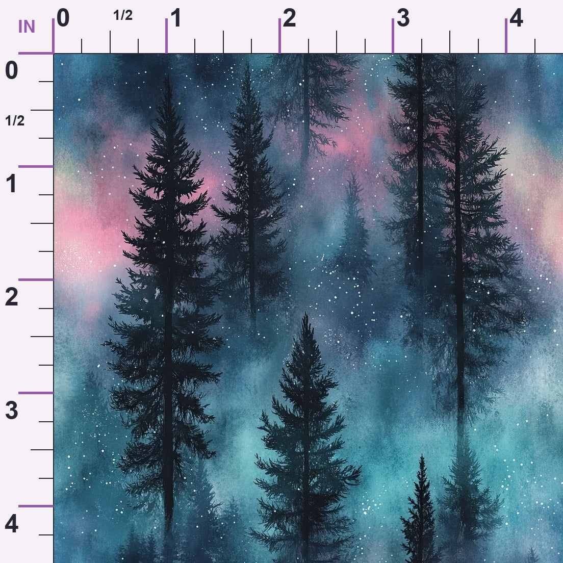 Aurora Pines Pattern 11 Minky Fabric
