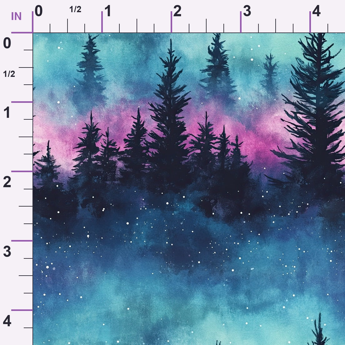 Aurora Pines Pattern 13 Minky Fabric