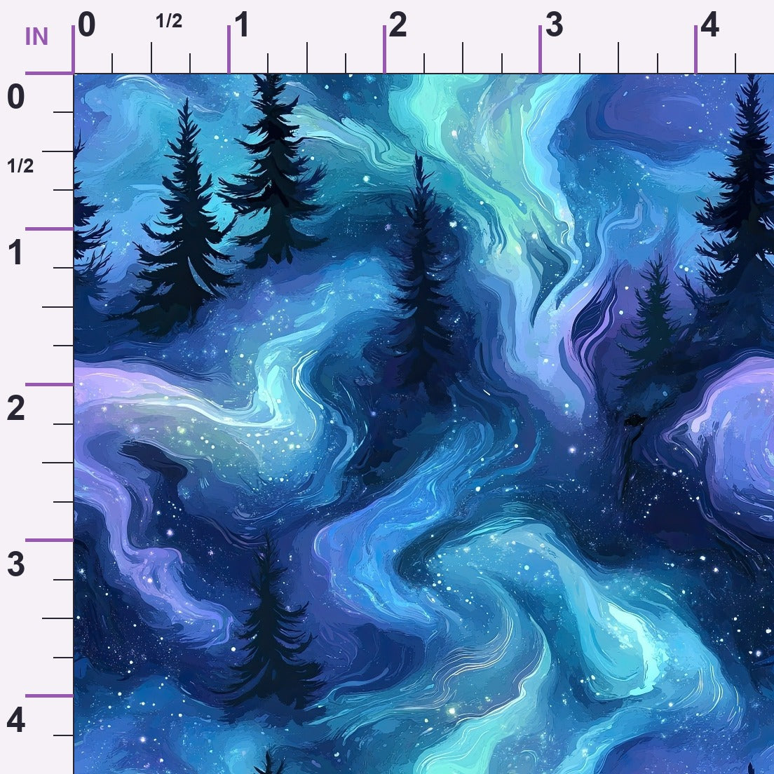 Aurora Pines Pattern 14 Minky Fabric