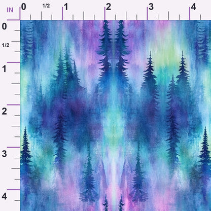 Aurora Pines Pattern 15 Minky Fabric