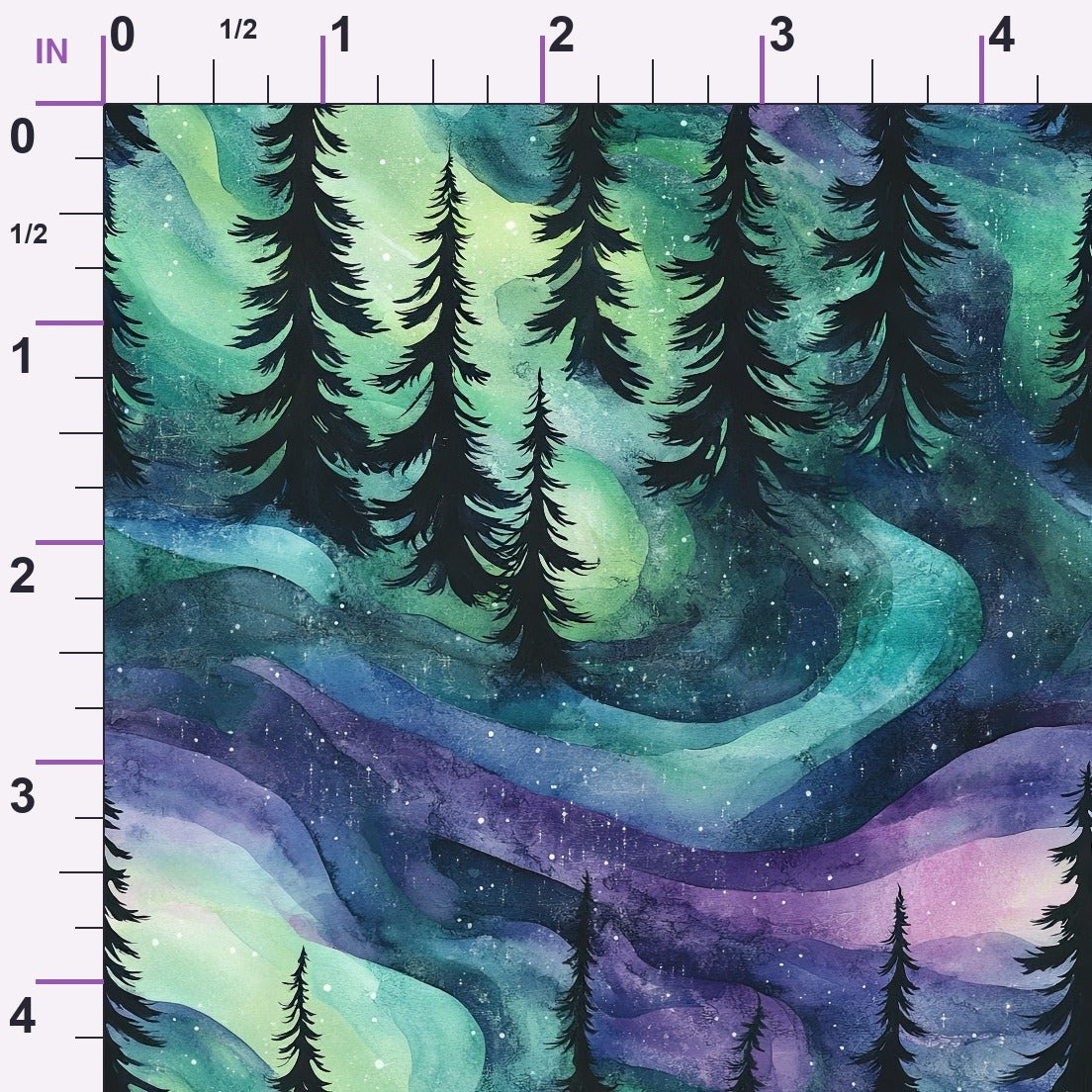 Aurora Pines Pattern 16 Minky Fabric
