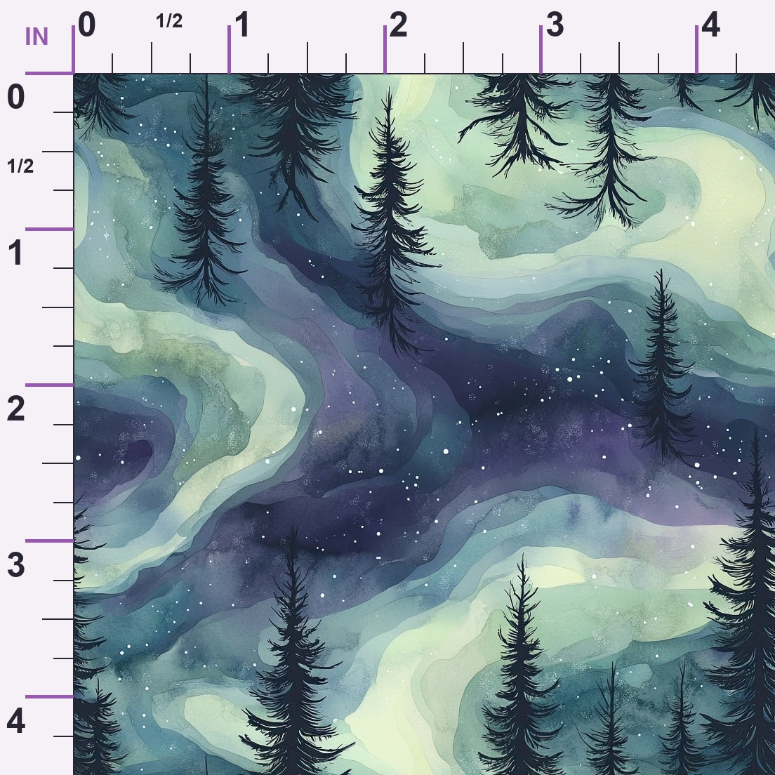 Aurora Pines Pattern 18 Minky Fabric
