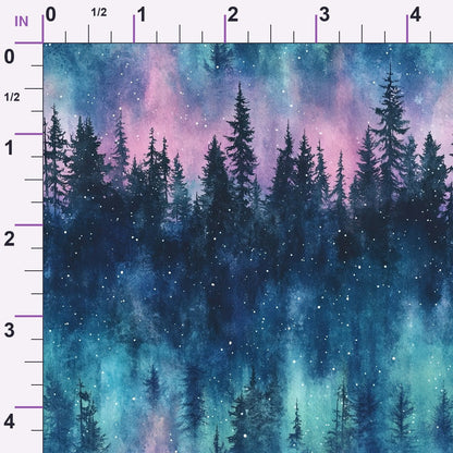 Aurora Pines Pattern 19 Minky Fabric