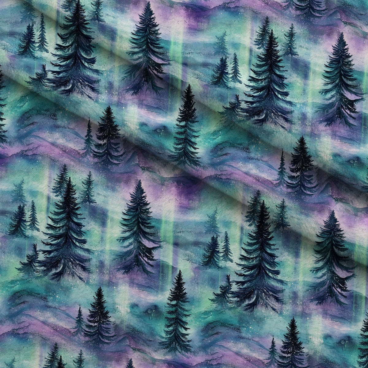 Aurora Pines Pattern 20 Minky Fabric