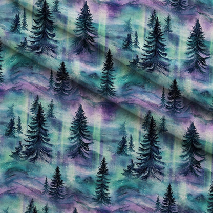 Aurora Pines Pattern 20 Minky Fabric