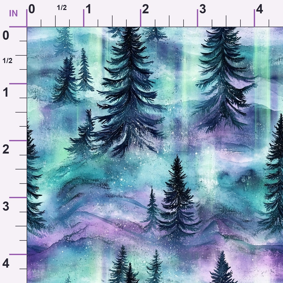 Aurora Pines Pattern 20 Minky Fabric