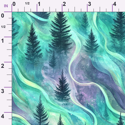 Aurora Pines Pattern 22 Minky Fabric